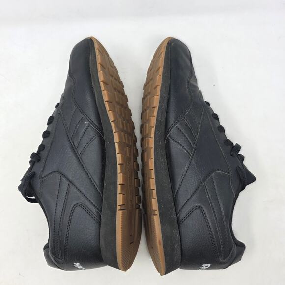 Reebok Classic Leather Black Womens 9 Retro Casual Sneakers - Picture 6 of 8